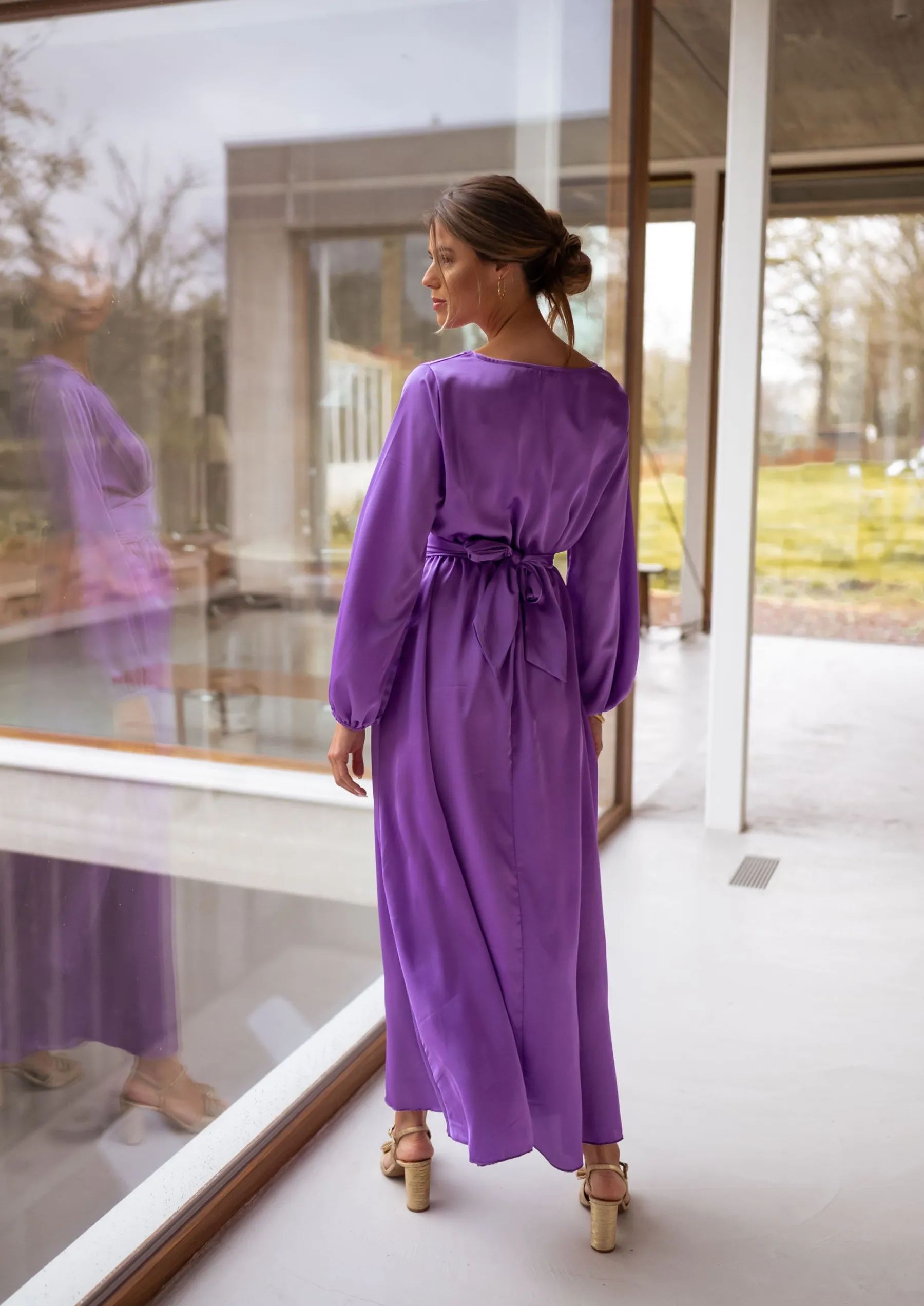 Robes-EASY-CLOTHES Robe Elena - mauveEasy Clothes Mauve