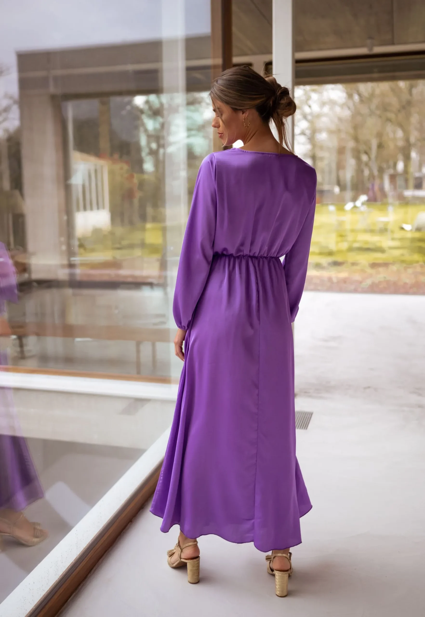 Robes-EASY-CLOTHES Robe Elena - mauveEasy Clothes Mauve