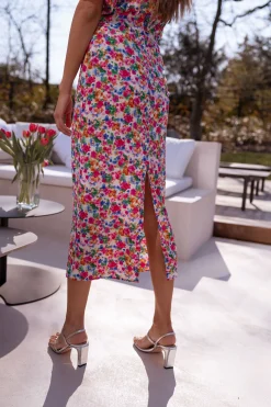 Robes-EASY-CLOTHES Robe Ermance - à fleursEasy Clothes À fleurs