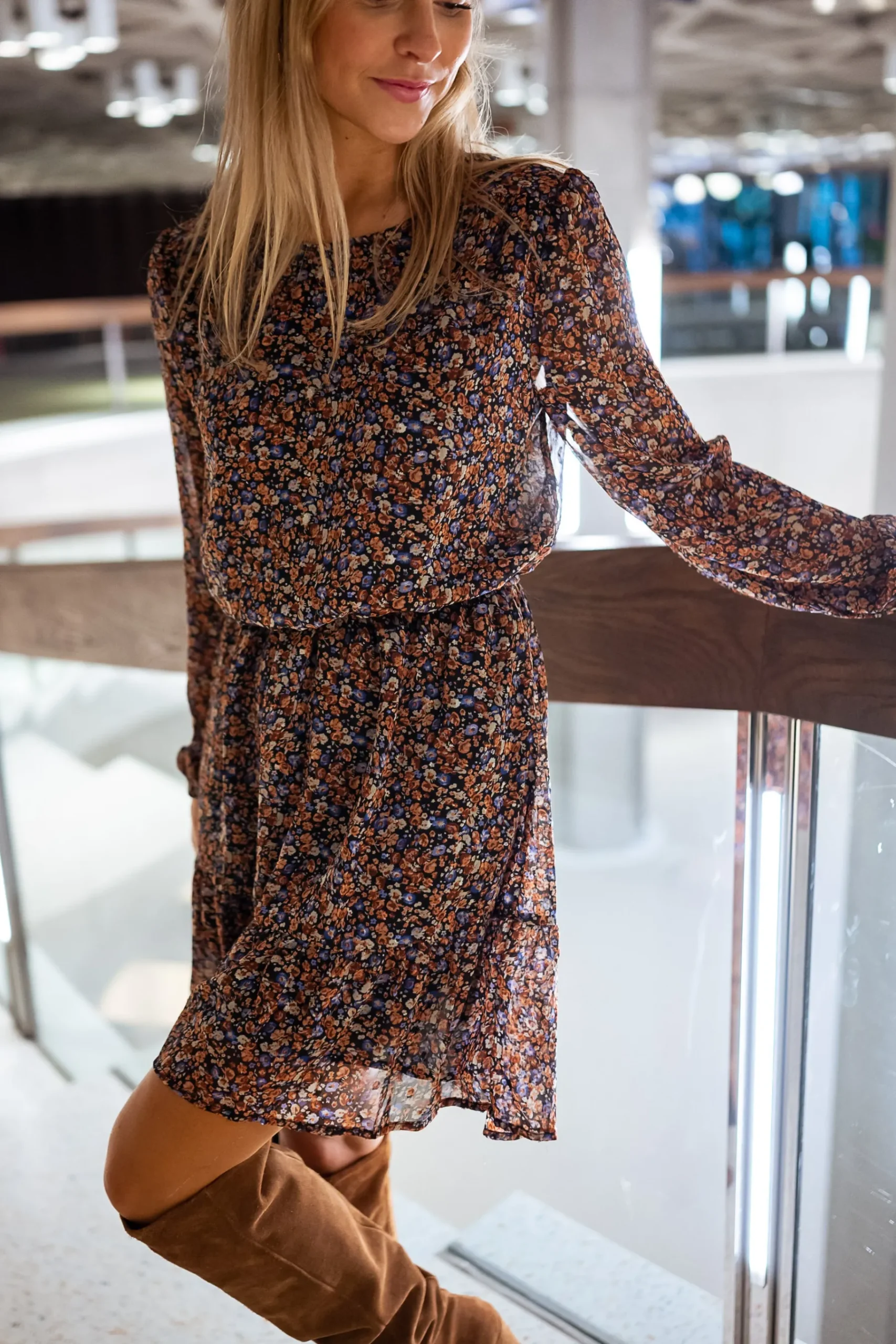 Robes-EASY-CLOTHES Robe Isabella - À fleursEasy Clothes À fleurs