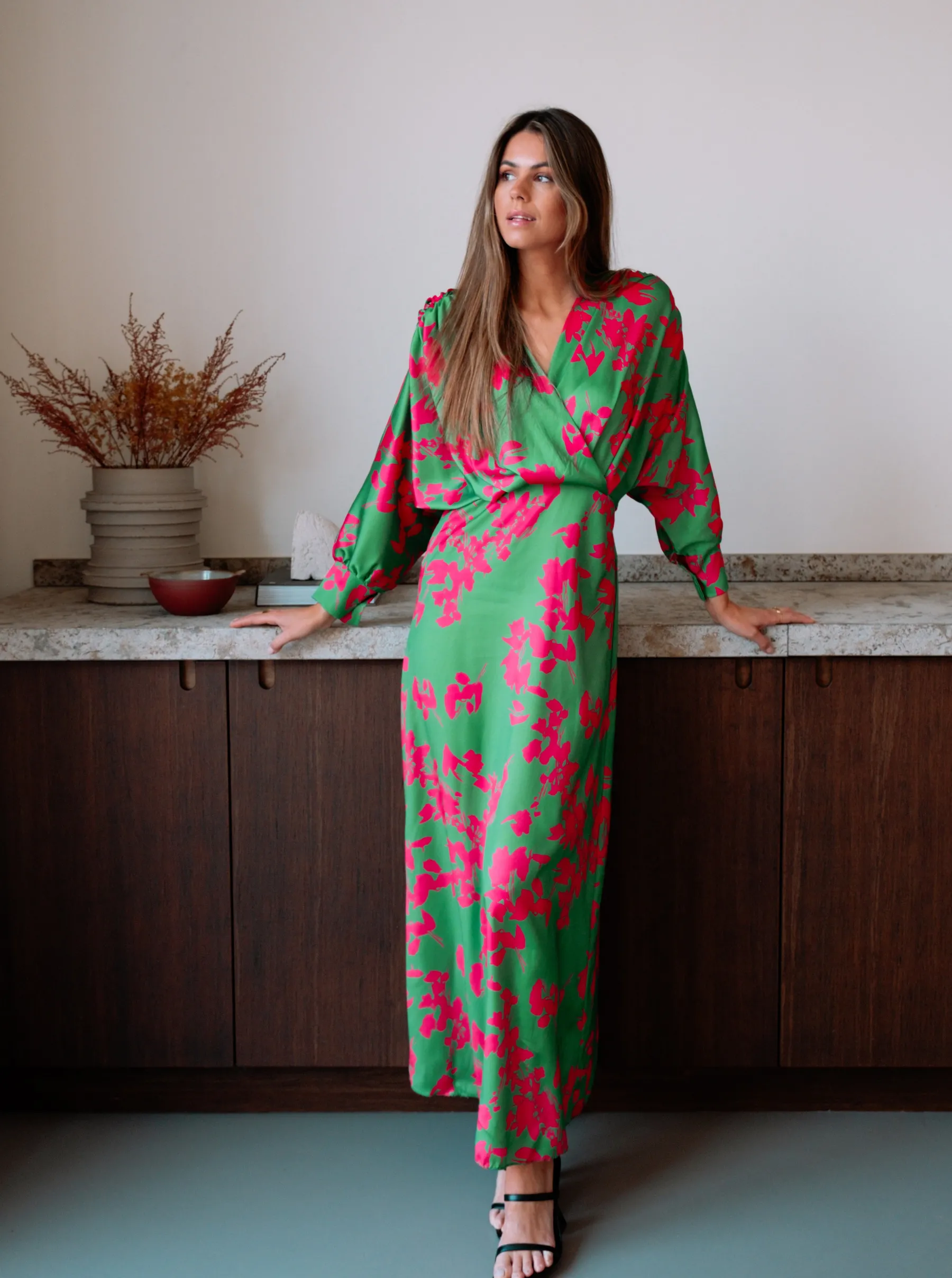 Robes-EASY-CLOTHES Robe Keeper - verte et roseEasy Clothes Verte et rose