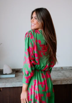Robes-EASY-CLOTHES Robe Keeper - verte et roseEasy Clothes Verte et rose