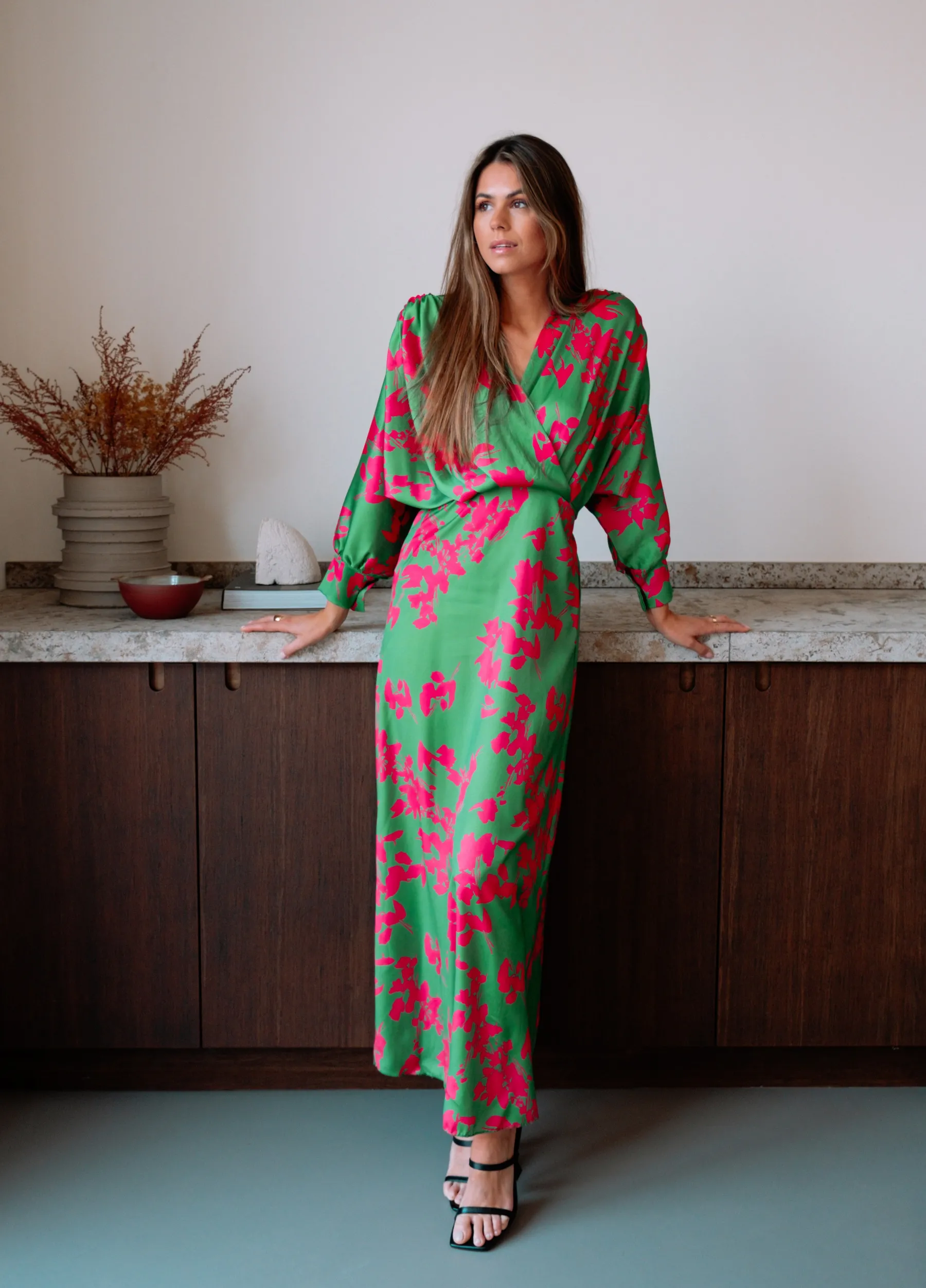 Robes-EASY-CLOTHES Robe Keeper - verte et roseEasy Clothes Verte et rose