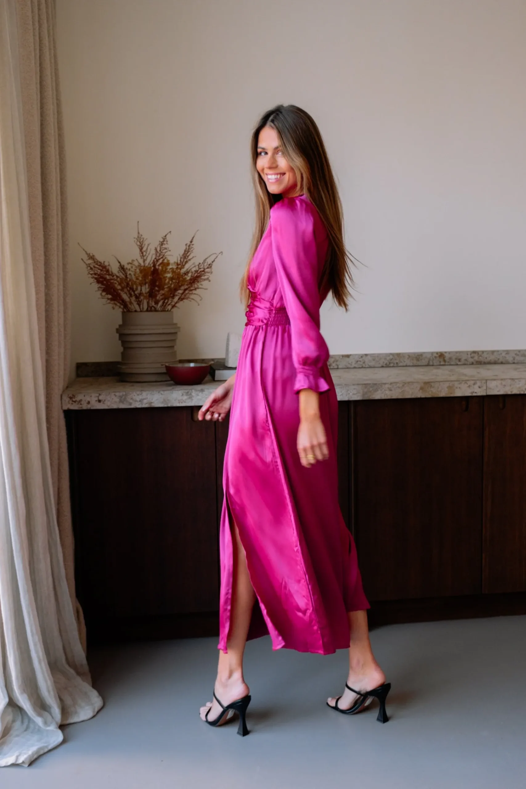 Robes-EASY-CLOTHES Robe Loma - fuchsiaEasy Clothes Fuchsia