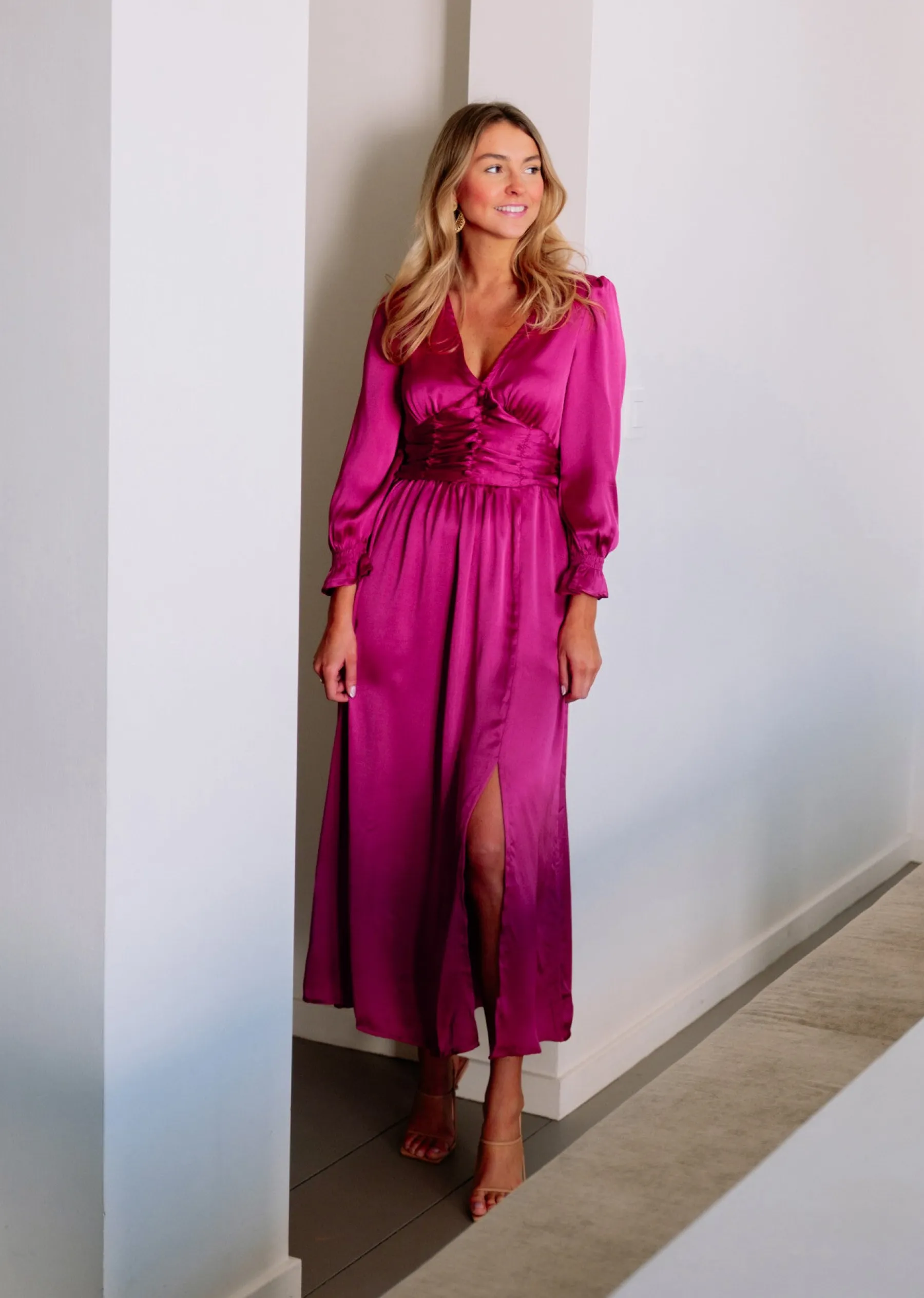 Robes-EASY-CLOTHES Robe Loma - fuchsiaEasy Clothes Fuchsia