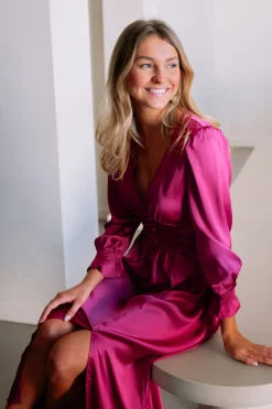 Robes-EASY-CLOTHES Robe Loma - fuchsiaEasy Clothes Fuchsia