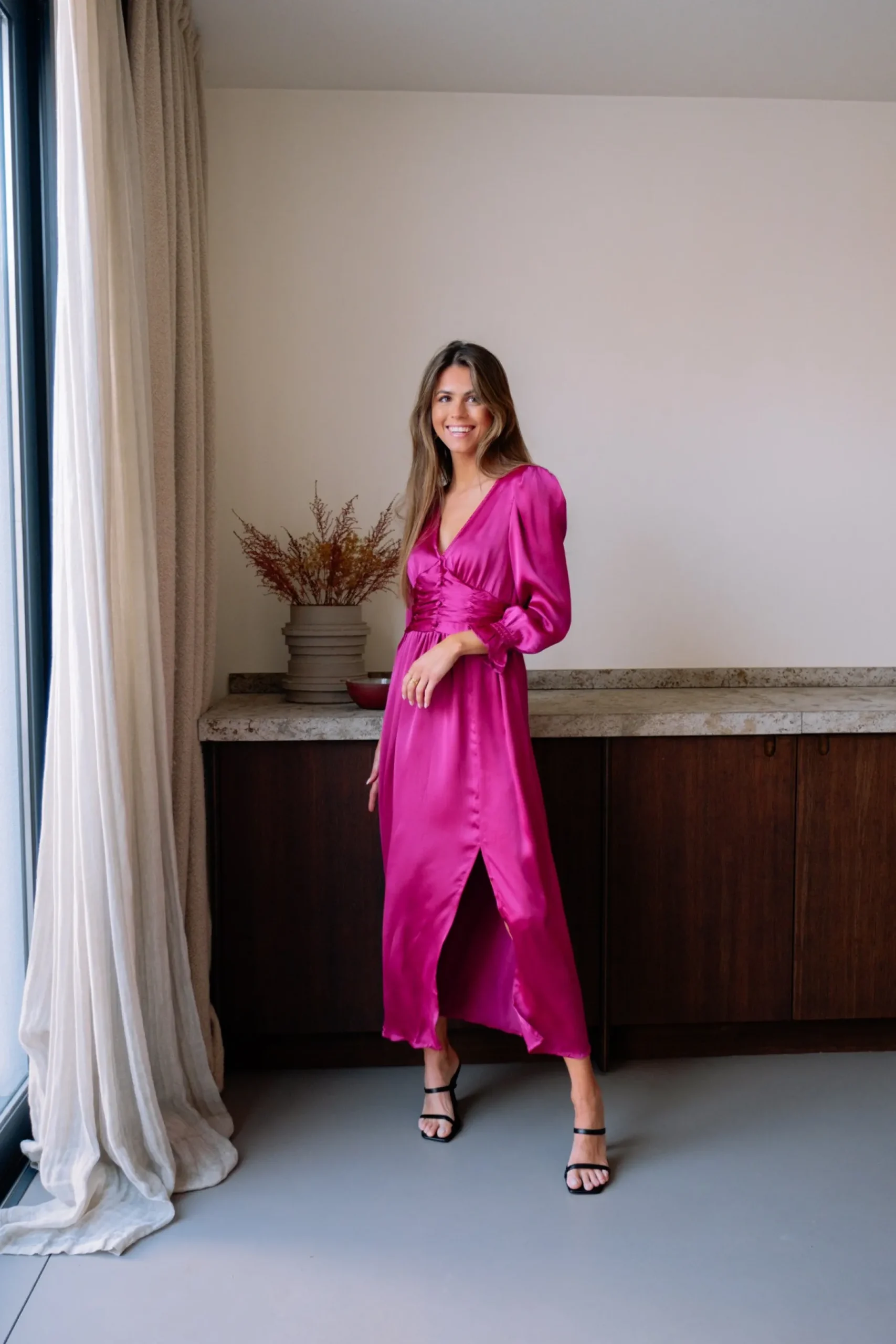 Robes-EASY-CLOTHES Robe Loma - fuchsiaEasy Clothes Fuchsia