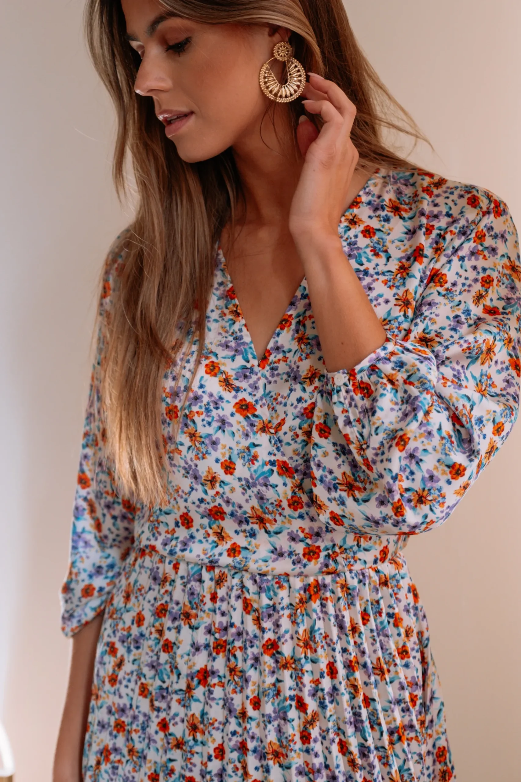 Robes-EASY-CLOTHES Robe Loralie - à fleursEasy Clothes À fleurs