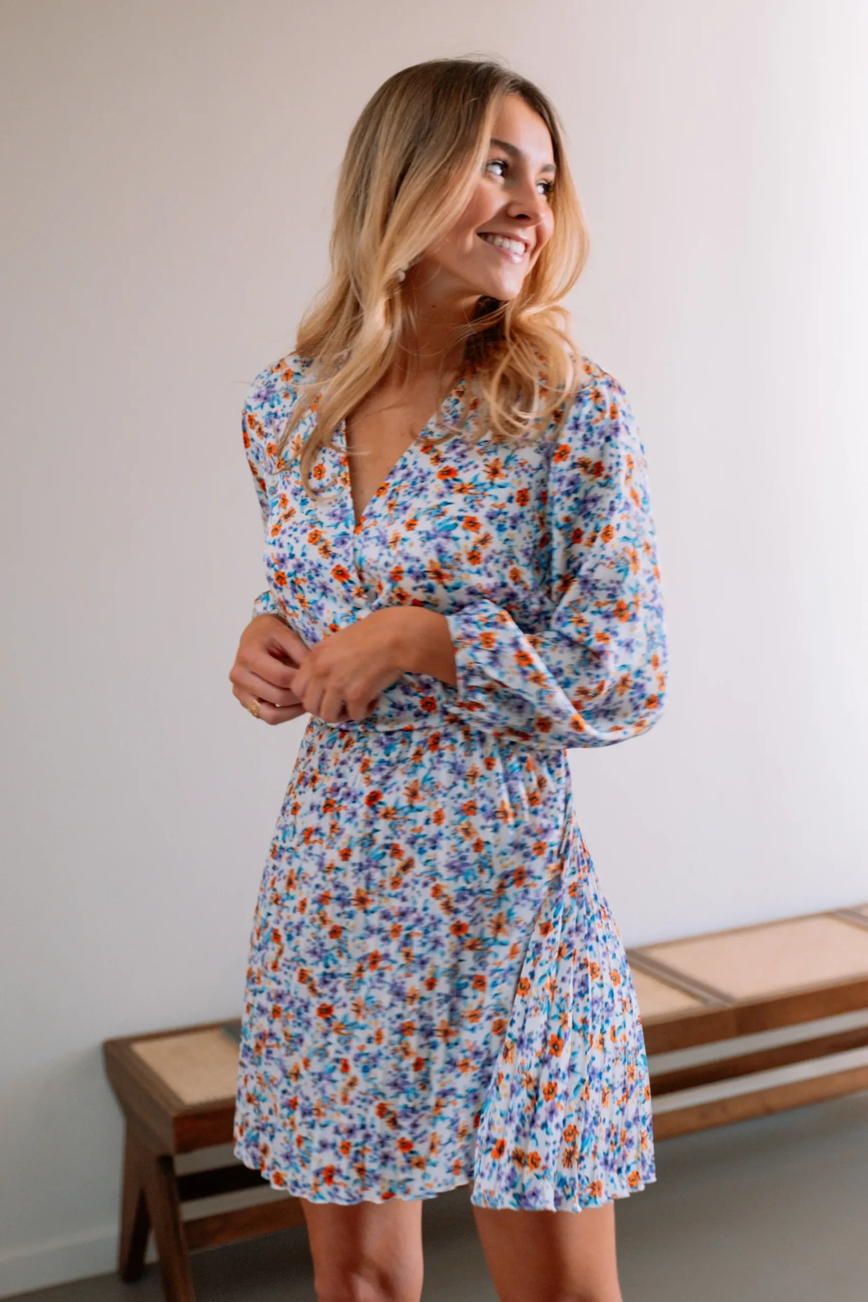 Robes-EASY-CLOTHES Robe Loralie - à fleursEasy Clothes À fleurs