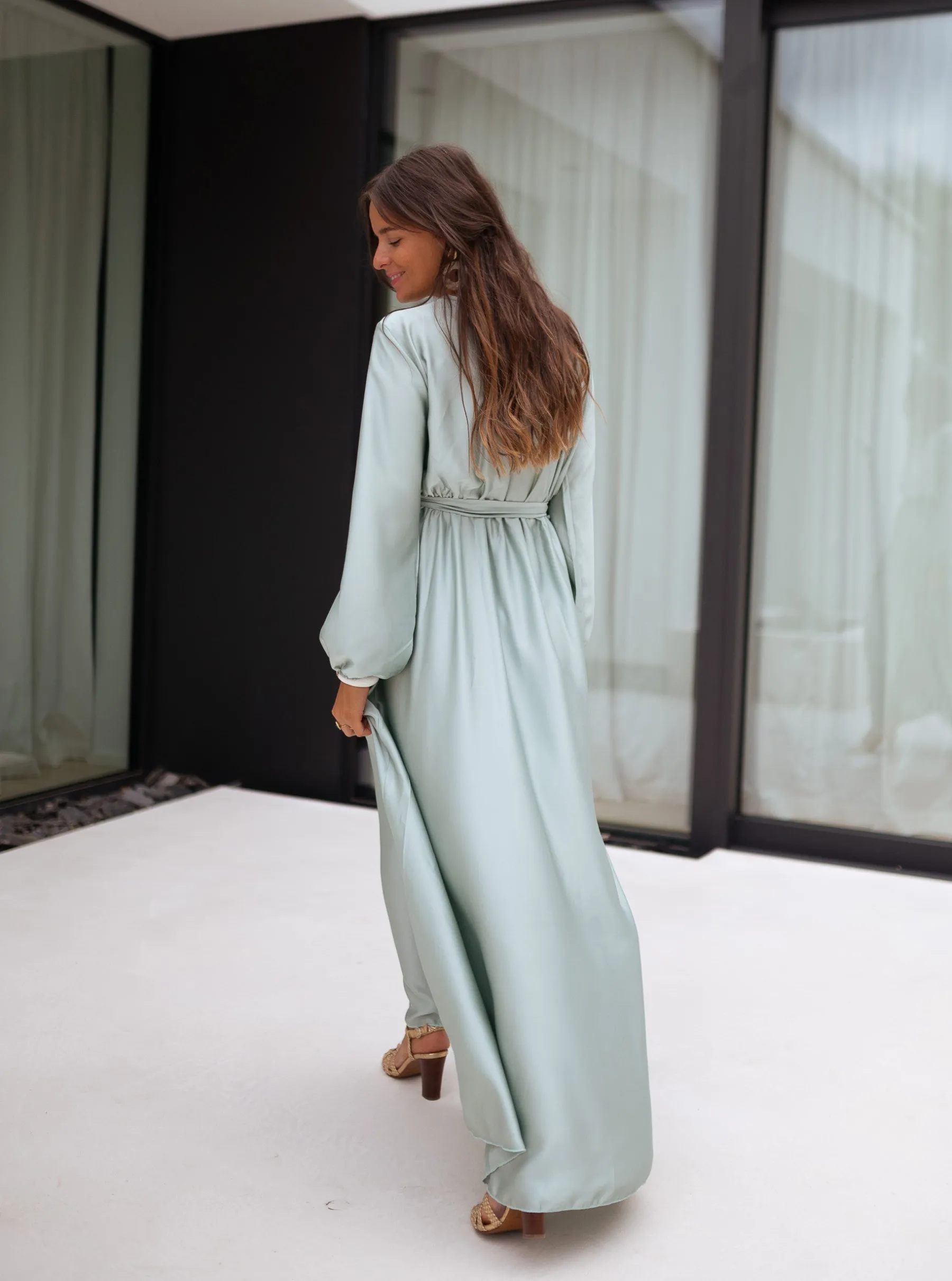 Robes-EASY-CLOTHES Robe Margot - vert d’eauEasy Clothes Vert d’eau