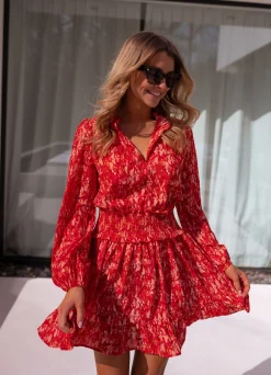 Robes-EASY-CLOTHES Robe Milly - rougeEasy Clothes Rouge       