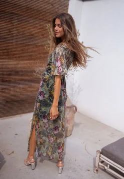 Robes-EASY-CLOTHES Robe Nice - à fleursEasy Clothes À fleurs       