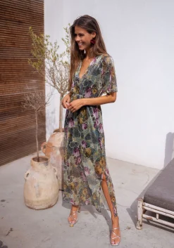 Robes-EASY-CLOTHES Robe Nice - à fleursEasy Clothes À fleurs       