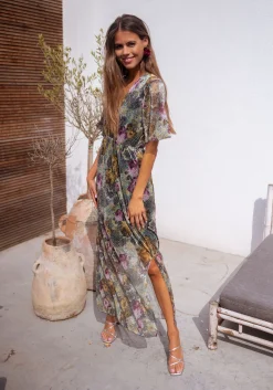 Robes-EASY-CLOTHES Robe Nice - à fleursEasy Clothes À fleurs       