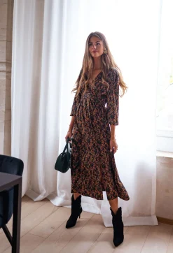 Robes-EASY-CLOTHES Robe Norah - à fleursEasy Clothes À fleurs       
