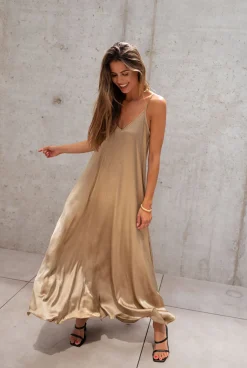 Robes-EASY-CLOTHES Robe Pila - doréeEasy Clothes Dorée       