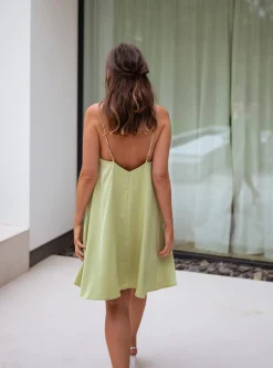 Robes-EASY-CLOTHES Robe Polly - oliveEasy Clothes Olive       
