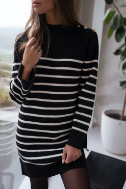 Robes-EASY-CLOTHES Robe pull Manon - à lignesEasy Clothes À lignes       