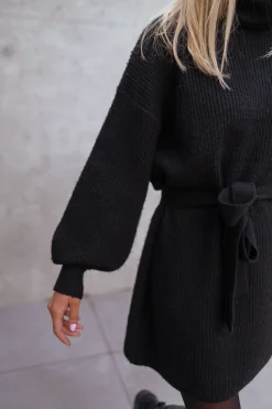Robes-EASY-CLOTHES Robe pull Rachel - noirEasy Clothes Noir       