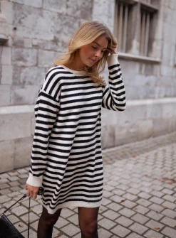 Robes-EASY-CLOTHES Robe pull Ross - à lignesEasy Clothes À lignes