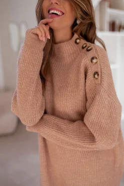 Robes-EASY-CLOTHES Robe pull Stella - camelEasy Clothes Camel       