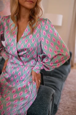 Robes-EASY-CLOTHES Robe Siam longue - à motifsEasy Clothes À motifs       