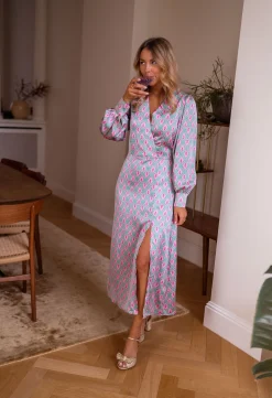Robes-EASY-CLOTHES Robe Siam longue - à motifsEasy Clothes À motifs       
