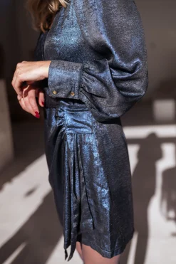 Robes-EASY-CLOTHES Robe Silia - bleueEasy Clothes Bleue