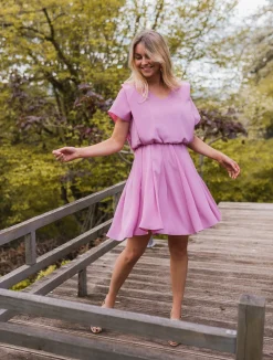 Robes-EASY-CLOTHES Robe Suz - roseEasy Clothes Rose       