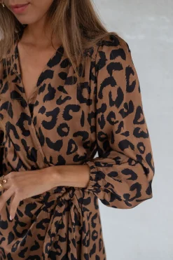 Robes-EASY-CLOTHES Robe Vérone CREATION - léopardEasy Clothes Léopard       