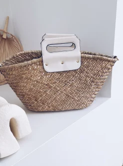 Sacs & Pochettes-EASY-CLOTHES Sac Brad - en osier écruEasy Clothes En osier écru       