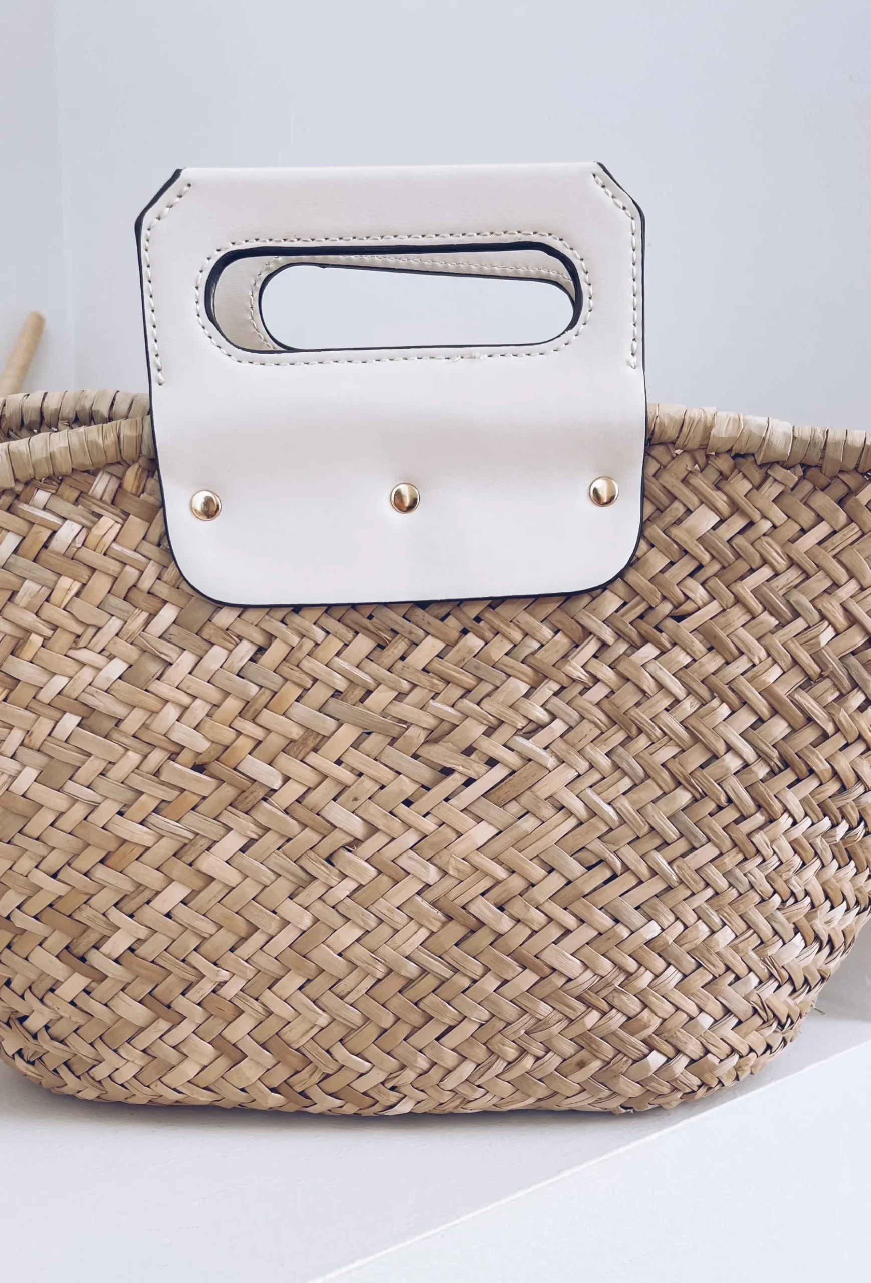 Sacs & Pochettes-EASY-CLOTHES Sac Brad - en osier écruEasy Clothes En osier écru
