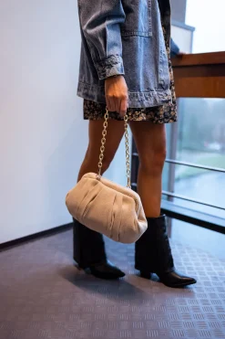 Sacs & Pochettes-EASY-CLOTHES Sac Nika - Beige - En linEasy Clothes En lin beige