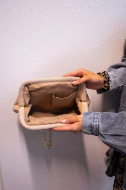 Sacs & Pochettes-EASY-CLOTHES Sac Nika - Beige - En linEasy Clothes En lin beige       