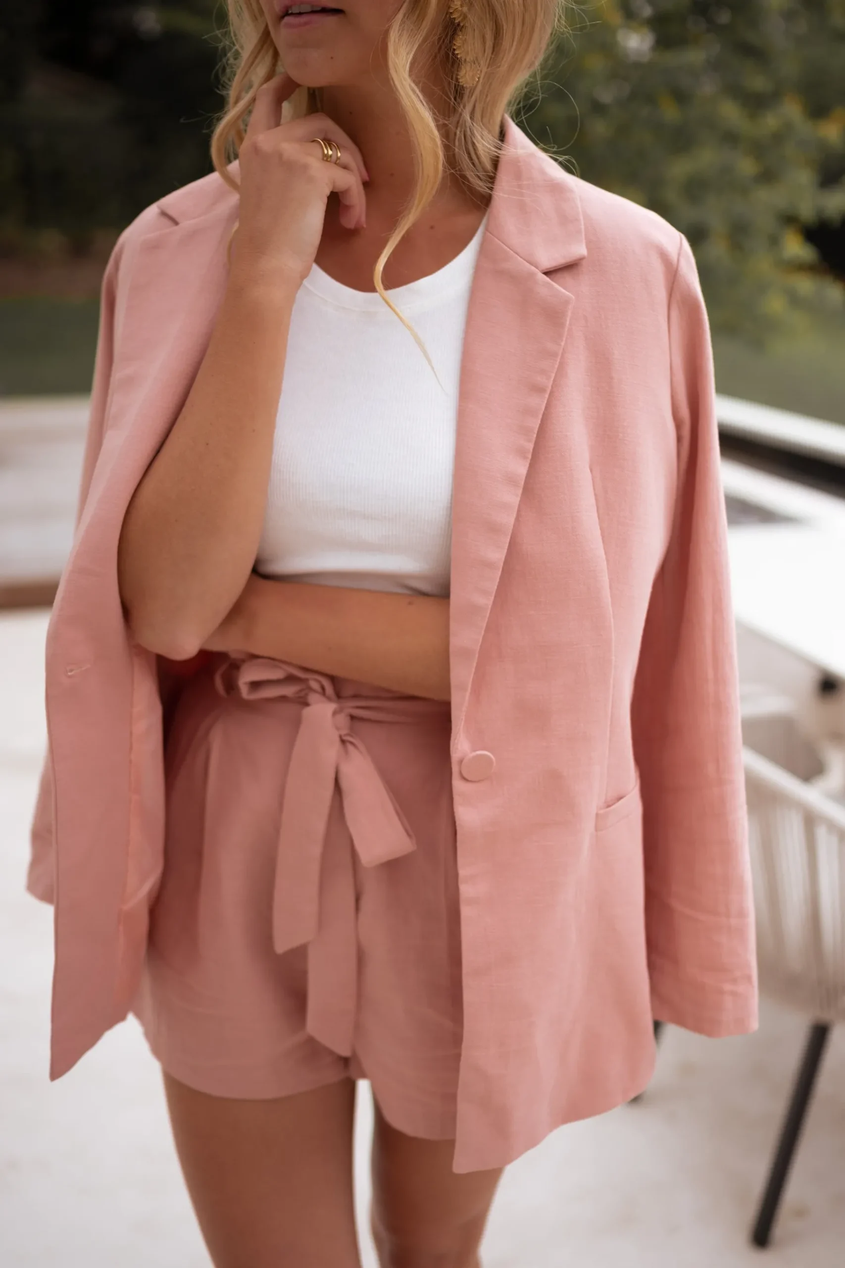Jupes & Shorts-EASY-CLOTHES Short Arly - roseEasy Clothes Rose