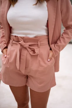 Jupes & Shorts-EASY-CLOTHES Short Arly - roseEasy Clothes Rose