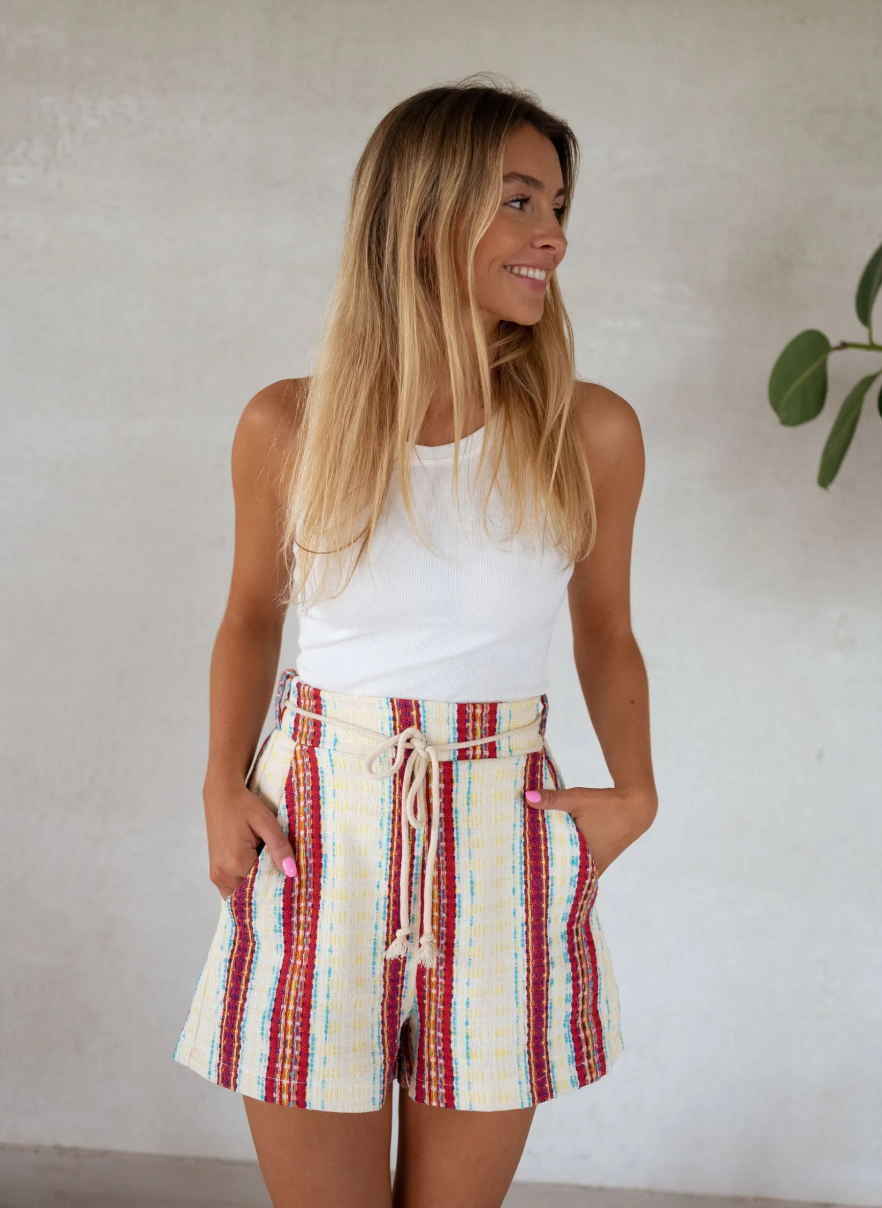 Jupes & Shorts-EASY-CLOTHES Short Côme CREATION - écruEasy Clothes Écru