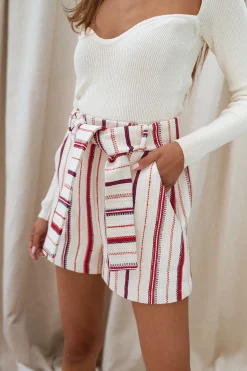 Jupes & Shorts-EASY-CLOTHES Short CREATION - Sixtine à rayures -Easy Clothes Sixtine à rayures -