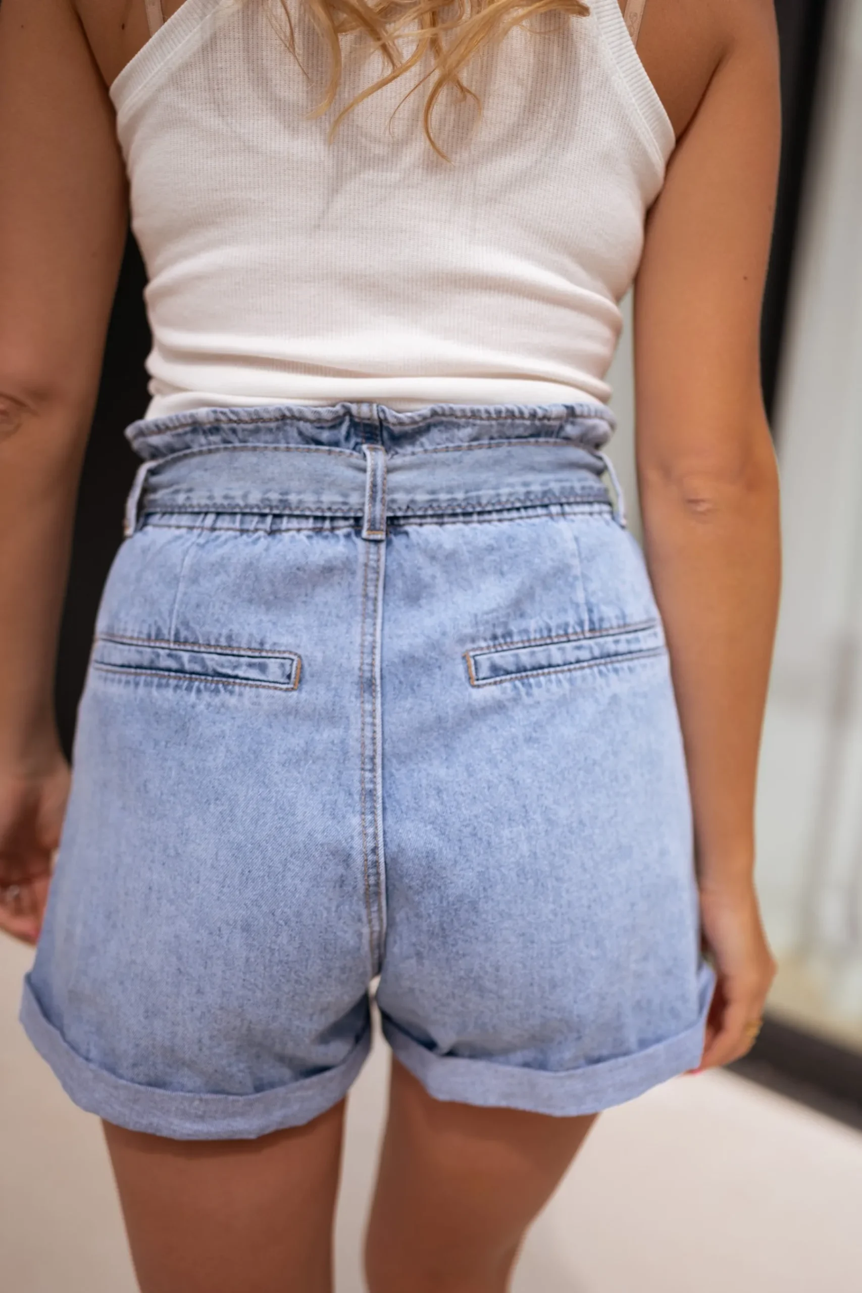 Jupes & Shorts-EASY-CLOTHES Short Dani - en jeansEasy Clothes En jeans