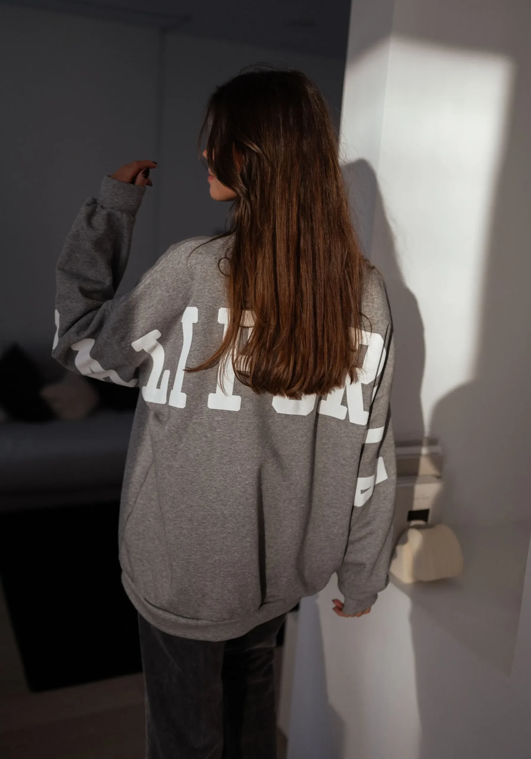 Pulls & Gilets-EASY-CLOTHES Sweat California - grisEasy Clothes Gris
