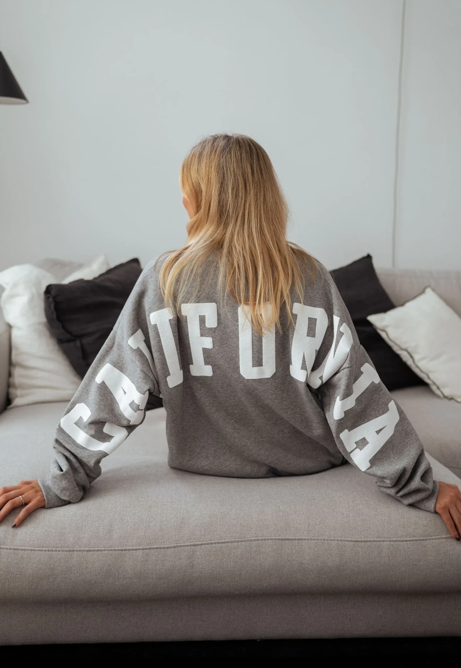 Pulls & Gilets-EASY-CLOTHES Sweat California - grisEasy Clothes Gris