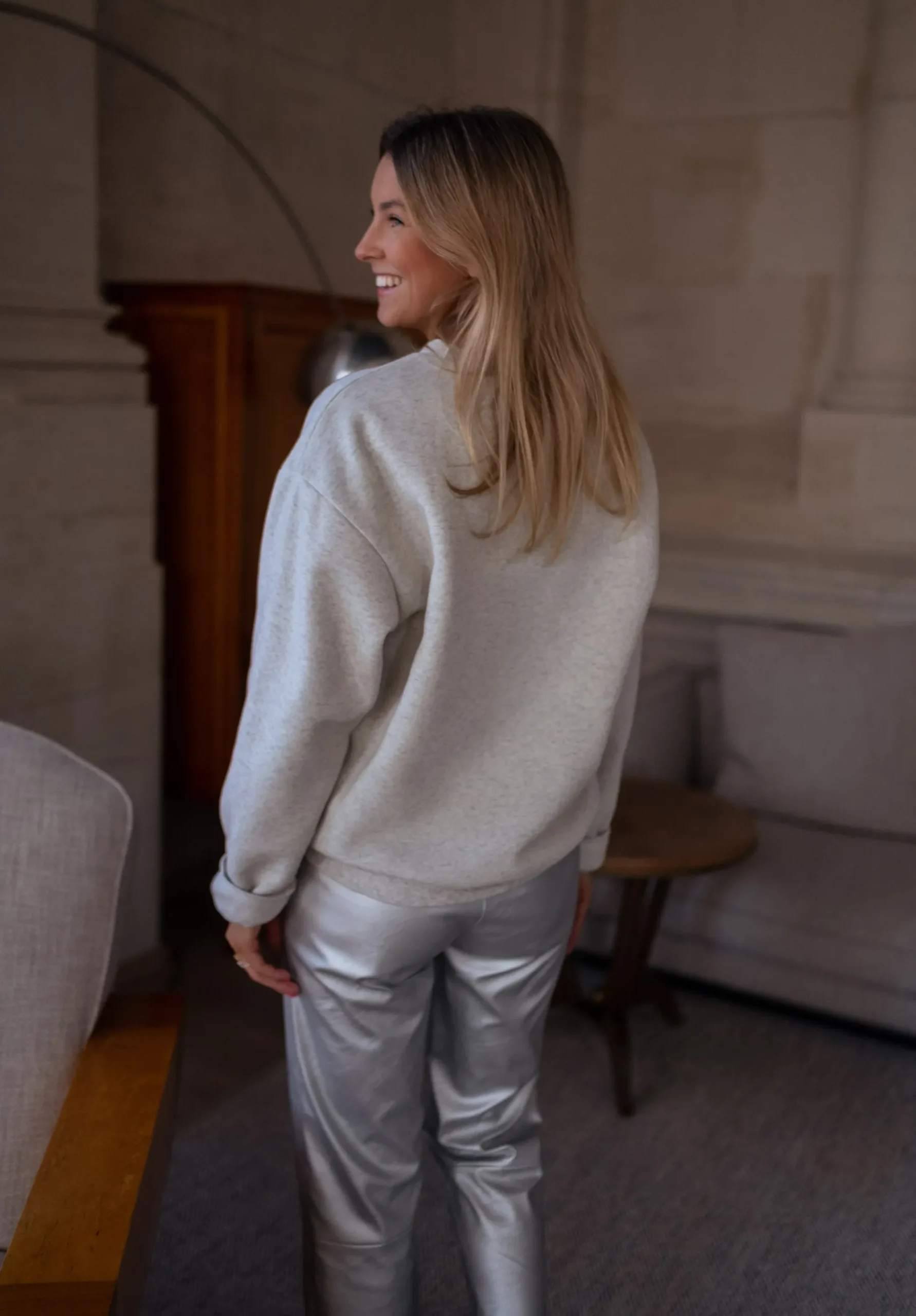 Pulls & Gilets-EASY-CLOTHES Sweat Cameron - grisEasy Clothes Gris