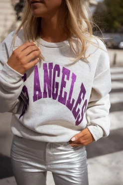 Pulls & Gilets-EASY-CLOTHES Sweat Gabie - grisEasy Clothes Gris       