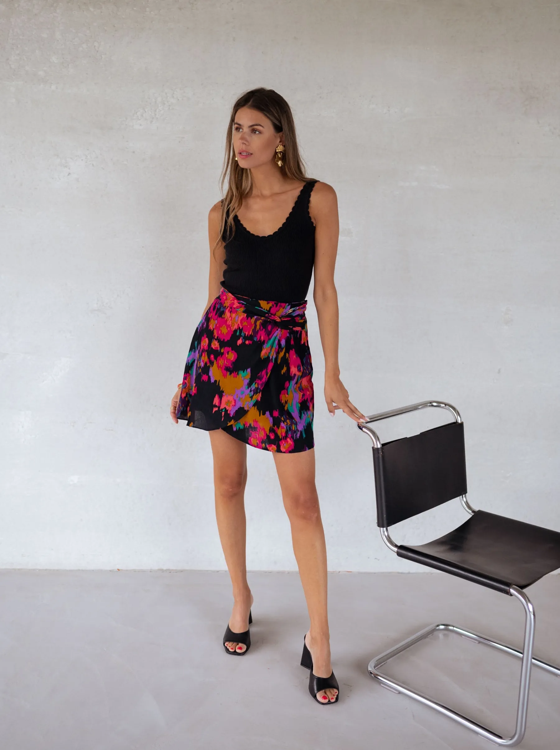 Tops & T-shirts-EASY-CLOTHES Top Bella - noirEasy Clothes Noir