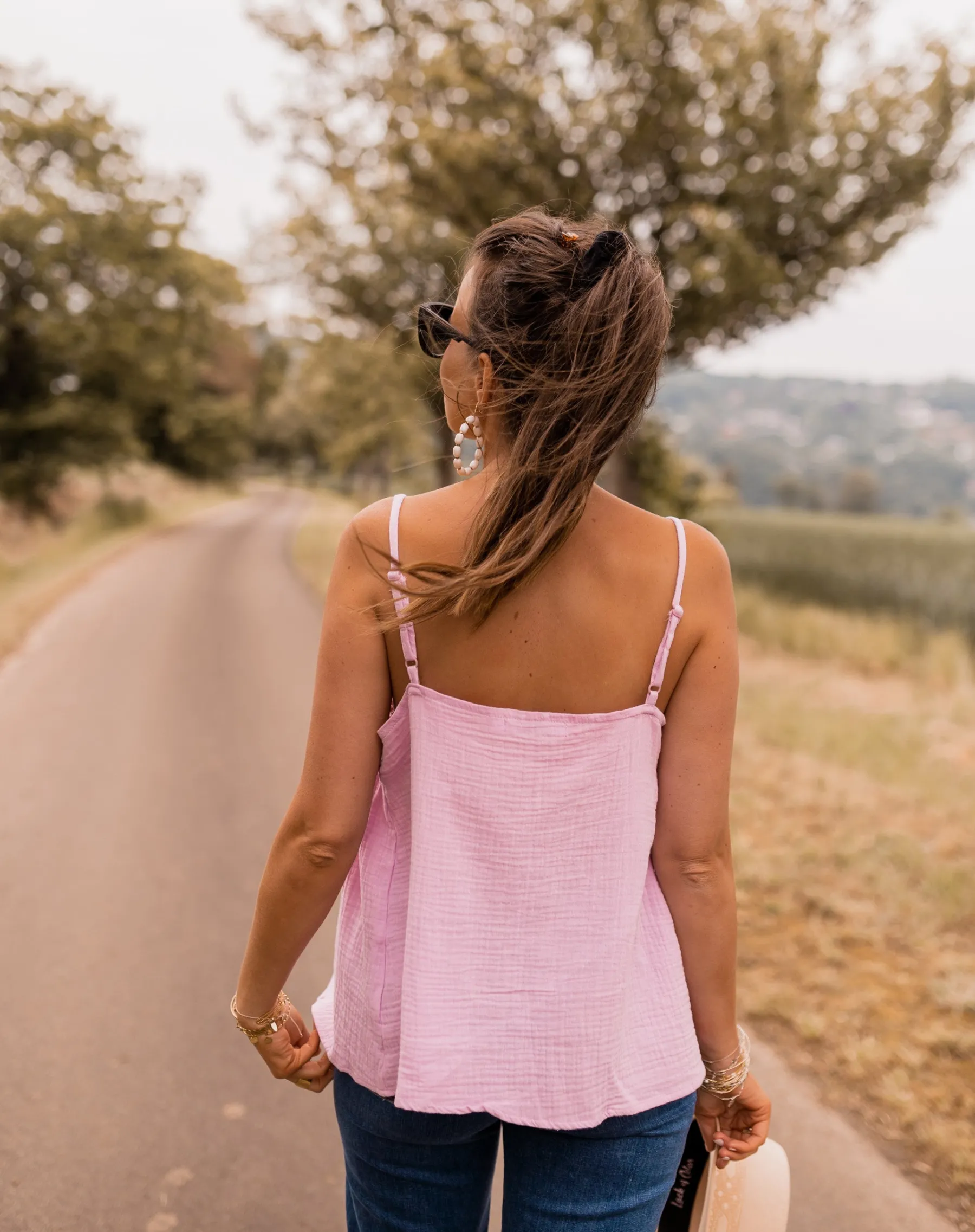 Tops & T-shirts-EASY-CLOTHES Top Esmy - lilasEasy Clothes Lilas