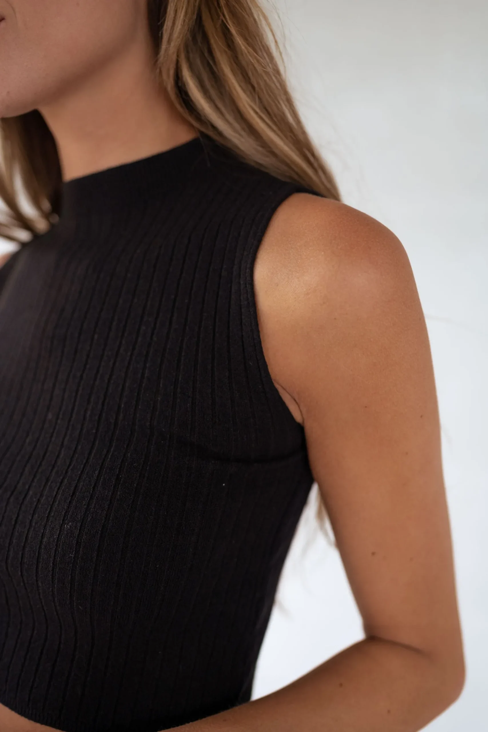 Tops & T-shirts-EASY-CLOTHES Top Lily - noirEasy Clothes Noir