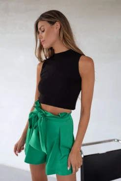 Tops & T-shirts-EASY-CLOTHES Top Lily - noirEasy Clothes Noir