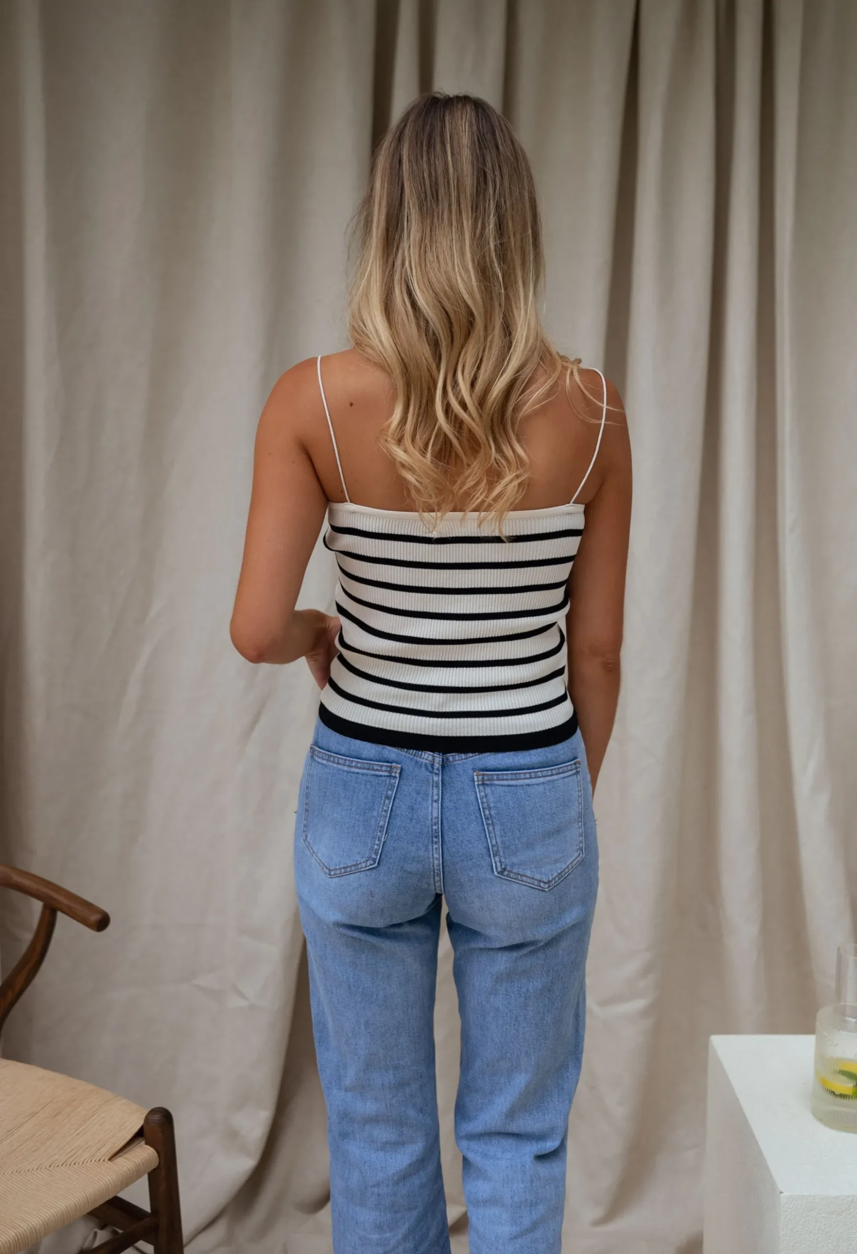 Tops & T-shirts-EASY-CLOTHES Top Livio - à lignesEasy Clothes À lignes