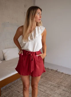 Tops & T-shirts-EASY-CLOTHES Top Maly - beigeEasy Clothes Beige