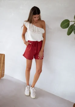 Tops & T-shirts-EASY-CLOTHES Top Maly - beigeEasy Clothes Beige